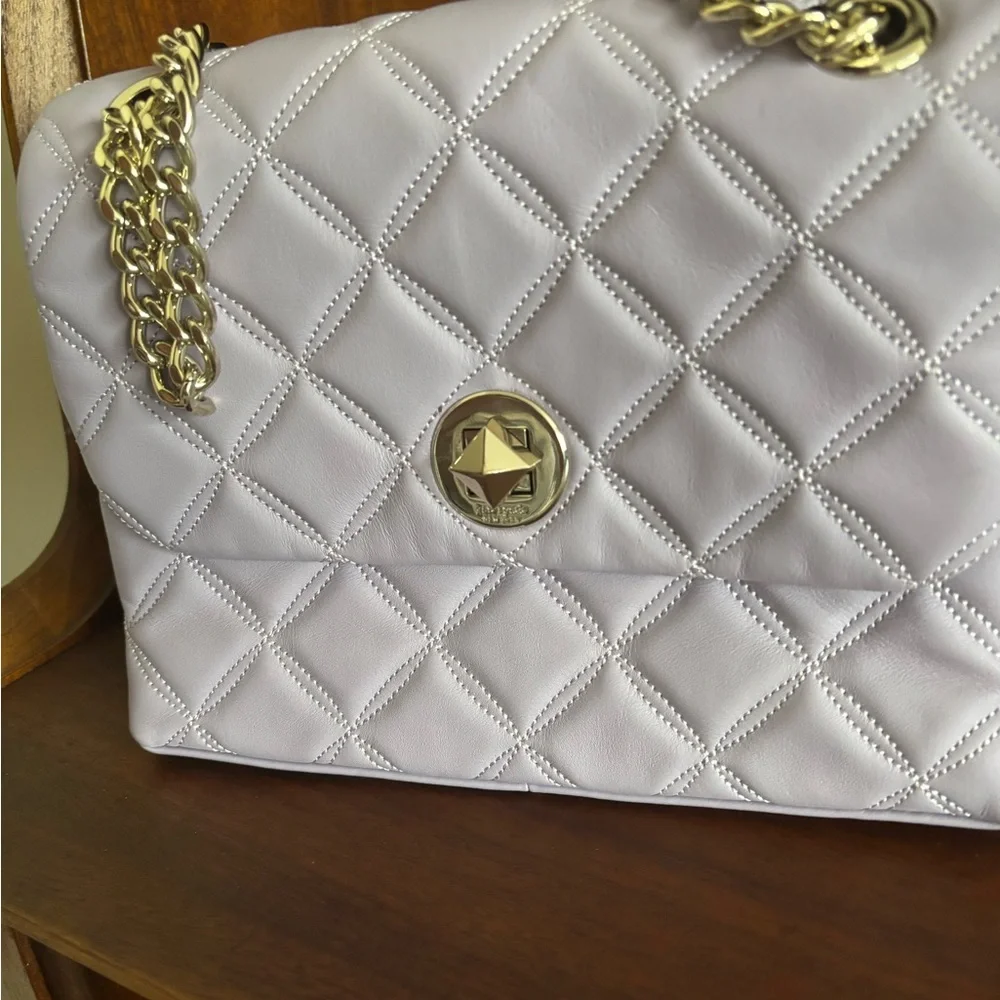 Kate Spade New York Natalia Small Flap Crossbody Bag Lavender